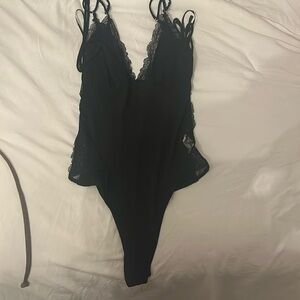 Forever 21 Lace Black Bodysuit